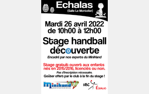 Stage découverte Minihand