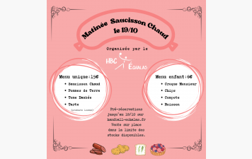 Matinée saucisson chaud du 19 octobre !